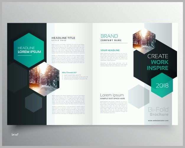 Faszinieren Bifold Business Broschüre Oder Magazin Cover Seite Design