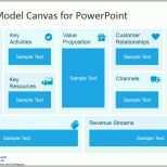 Faszinieren Business Model Canvas Template for Powerpoint Slidemodel