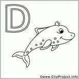 Faszinieren Delfin Ausmalbild Buchstaben Zum Ausdrucken