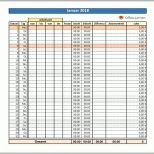Faszinieren Excel Arbeitszeitnachweis Vorlagen 2018
