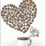 Faszinieren Tasse Coffeea Vorlage Für Einen Kaffeekarte Stock Vektor