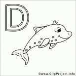 Großartig Delfin Ausmalbild Buchstaben Zum Ausdrucken