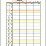 Großartig Excel Arbeitszeitnachweis Vorlagen 2018