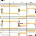 Großartig Kalender 2019 Zum Ausdrucken In Excel 16 Vorlagen