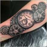 Großartig Pocket Watch Steampunk Tattoo Design …