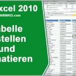 Größte Excel Tabelle Erstellen Und formatieren Tutorial Von
