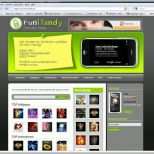 Größte Vorlage Konzept Handy Portal Webdesign • Webshop