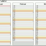 Hervorragen Kalender 2017 Zum Ausdrucken In Excel 16 Vorlagen
