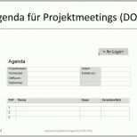 Hervorragen Meeting Protokoll Vorlage Excel – De Excel