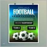 Ideal Fußball Fußball Poster Flyer Vorlage