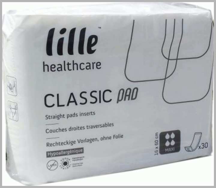 Ideal Lille Classic Pad Maxi Vorlagen Ohne Folie 16x60cm 30er