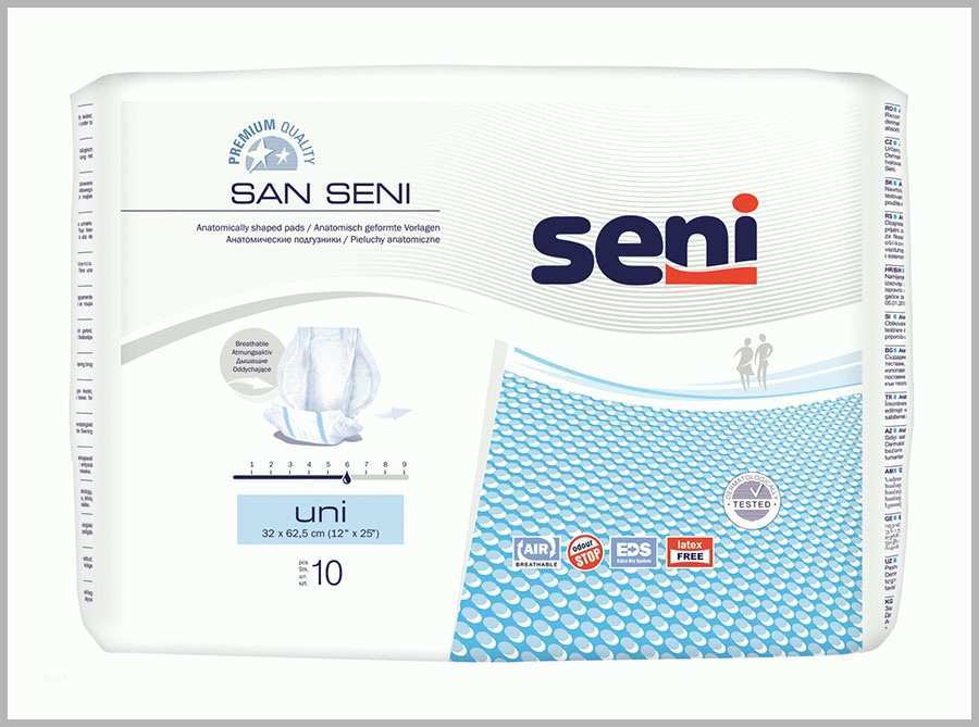Ideal San Seni Uni Anatomisch Geformte Vorlagen 10 Stück