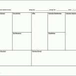 Kreativ Business Model Canvas Template Excel