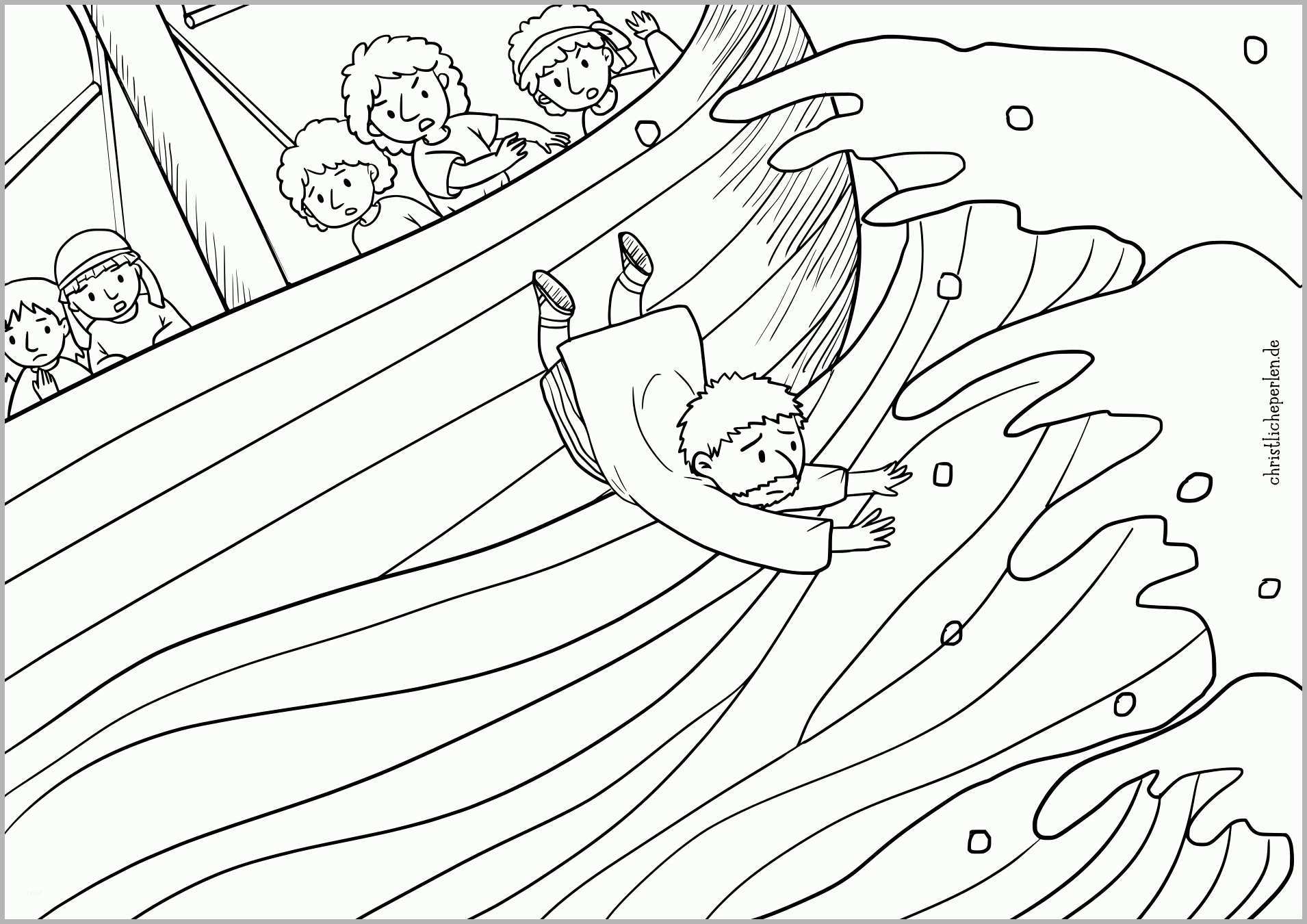 Modisch Jona Im Wal Ausmalbilder Jonah In the Whale Coloring Pages