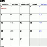 Modisch Kalender Januar 2019 Als Excel Vorlagen