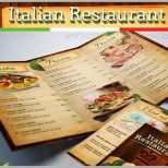 Neue Version Speisekarte Für Ein Italienisches Restaurant