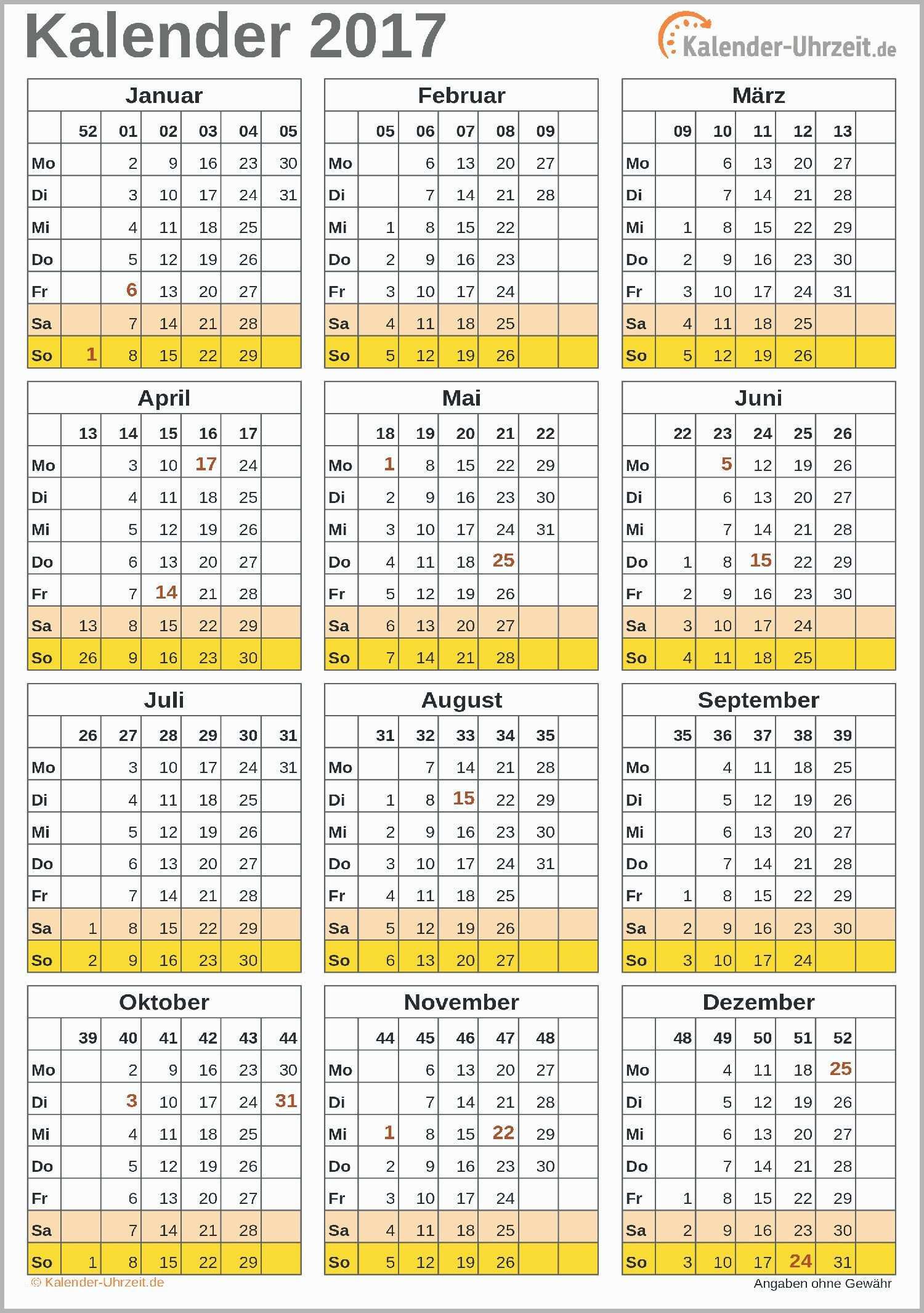 Original 10 Kalender Uhrzeit 2019