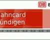 Original Bahncard Kündigen