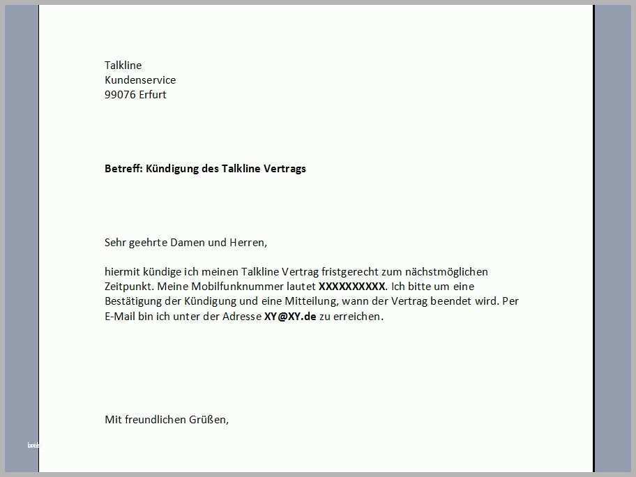 Original Kndigung Klarmobil Rufnummernmitnahme Vorlage Hbsch