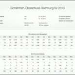 Original Numbers Vorlage Einnahmen Überschuss Rechnung 2013 Mit Ust
