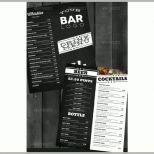 Perfekt Bistro Lounge Bar Getränkekarte Cocktailkarte