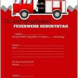 Perfekt Einladungskarte Feuerwehr Vorlage Genial