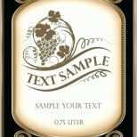 Perfekt Inspired and Unscripted Wine Bottle Tag Cards Template