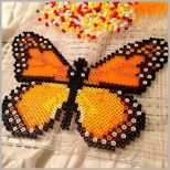 Perfekt Monarch butterfly Perler Beads by Rayleerawrrr