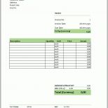Perfekt Rechnung Excel Vorlage Kostenlos Papacfo
