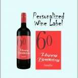 Perfekt Wein Etikett Geburtstags Etikett Personalisiertes