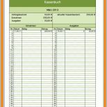Phänomenal 9 Excel Vorlagen Kassenbuch