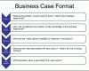 Phänomenal Business Case Template In Word