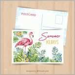 Phänomenal sommer Reise Postkarte Vorlage Mit Aquarell Stil