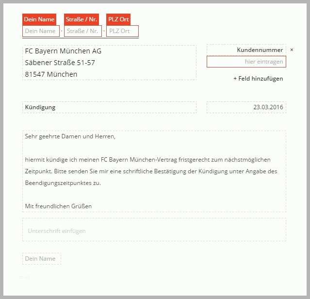 Phänomenal Sportverein Kündigung Vorlage Download – Kostenlos – Chip