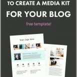 Selten How and why to Create A Media Kit for Your Blog Free
