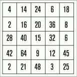 Selten Mathe Bingo Beispiel Mathemakustik