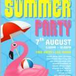 Selten sommer Party Einladung Flyer Hintergrund Vorlage