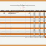 Sensationell 7 Arbeitszeitnachweis Excel Vorlage Kostenlos 2017