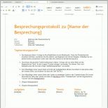 Sensationell Besprechungsnotiz orange – Wordvorlage