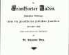 Sensationell Datei Stammbuch Der Frankfurter Juden Deckblatt Alexander