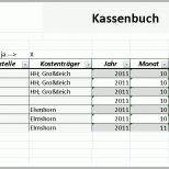 Sensationell Kassenbuch Excel Vorlagen Shop