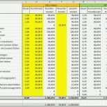 Sensationell Kostenaufstellung Excel Vorlage Kostenlos Elegant Excel