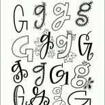Spezialisiert Handlettering Möglichkeiten Für Den Buchstaben G