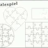 Tolle Blanko Puzzle In Verschiedenen formen