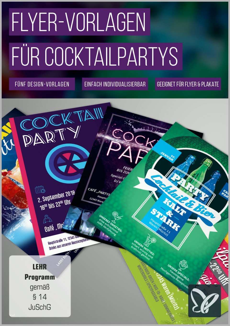 Tolle Flyer Vorlagen Für Cocktailpartys