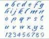 Tolle Kalligraphie Alphabet Vorlagen Kostenlos