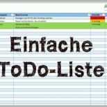 Tolle to Do Liste Excel Vorlage Kostenlos Einfache todo Liste
