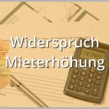 Tolle Widerspruch Mieterhöhung Muster Musterix