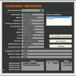 Überraschen Excel tool Kundendatenbank Inkl Rechnungsprogramm