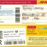 Überraschen File Paketaufkleber Deutsche Post Als Einwurf